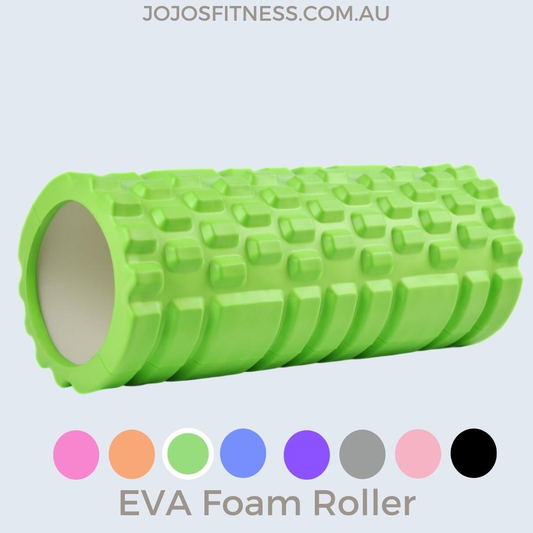 Green Foam Roller for Muscle Massage and Fitness Recovery - JoJo's Fitness