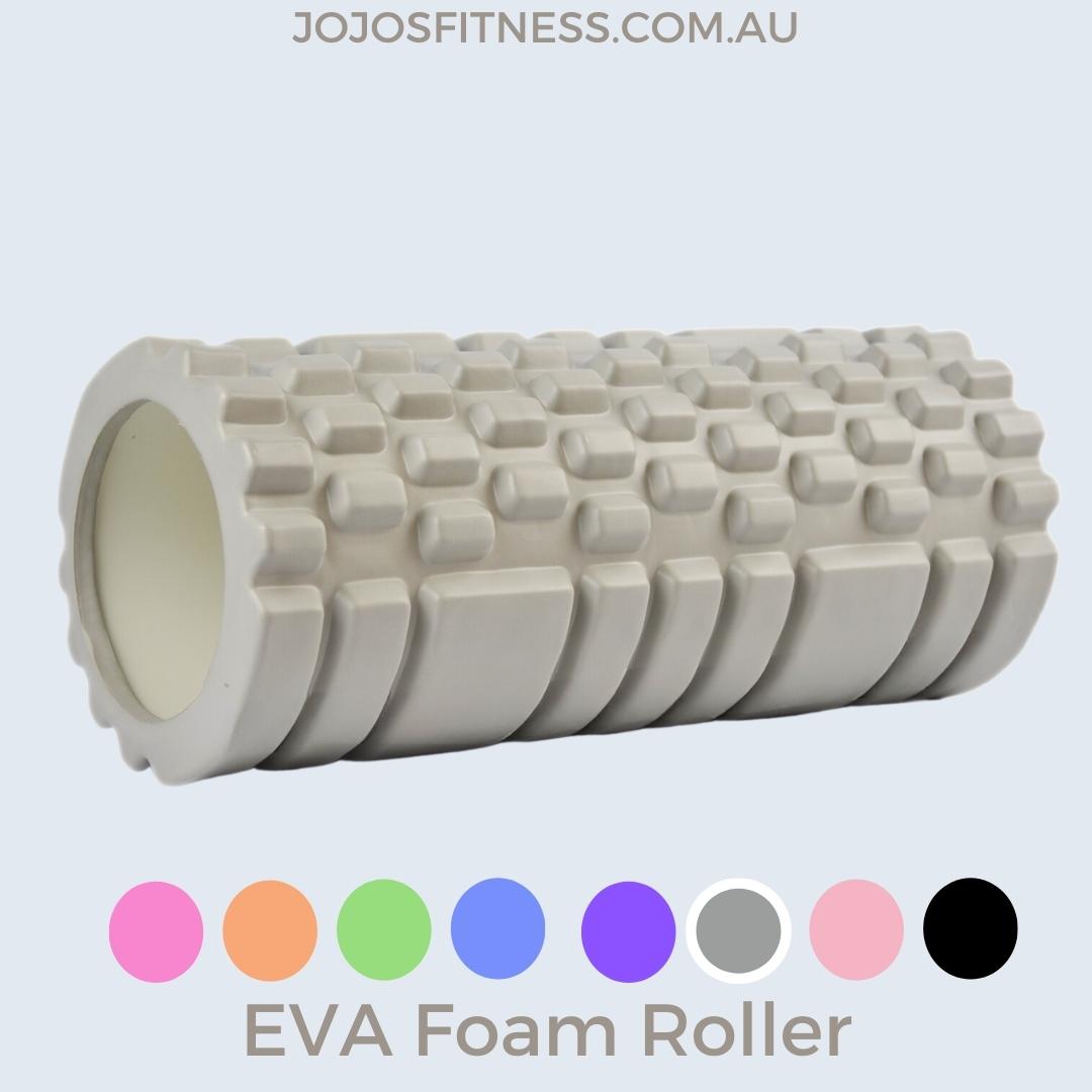 Grey Foam Roller for Muscle Massage and Fitness Recovery - JoJo's Fitness