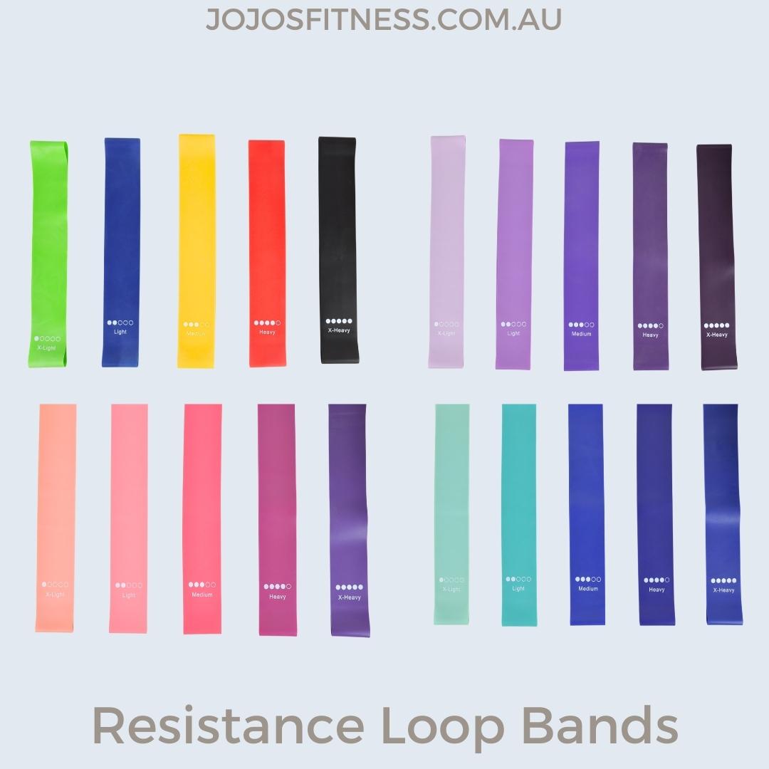 Set of 5 Resistance Loop Bands for Versatile Workouts - JoJo's Fitness