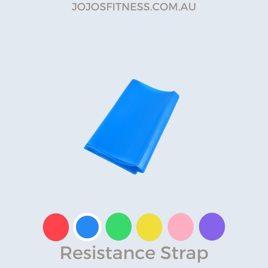 Blue Resistance Straps for Effective Strength Training and Workouts - JoJo's Fitness