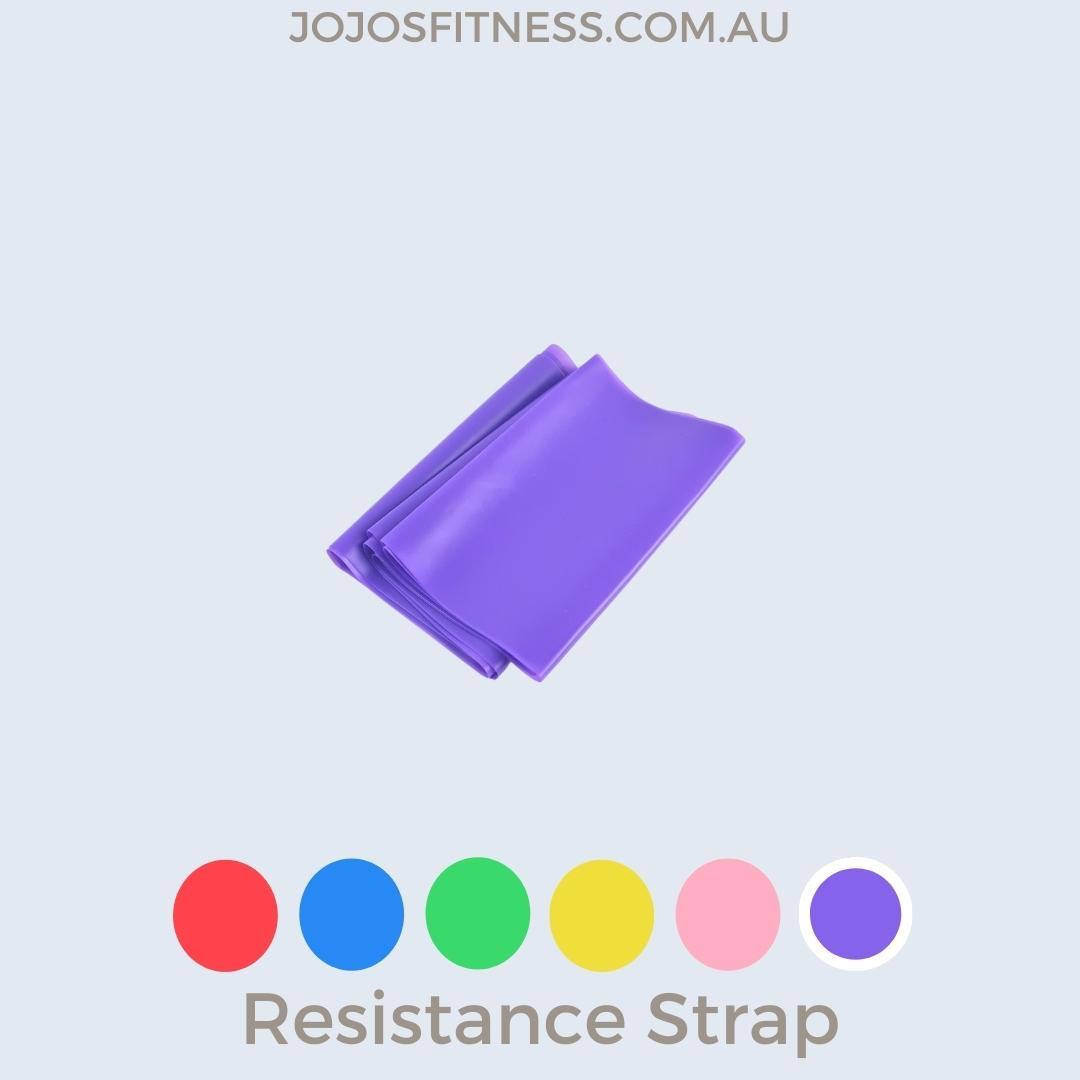 Purple Resistance Straps for Versatile Strength Training and Workouts - JoJo's Fitness