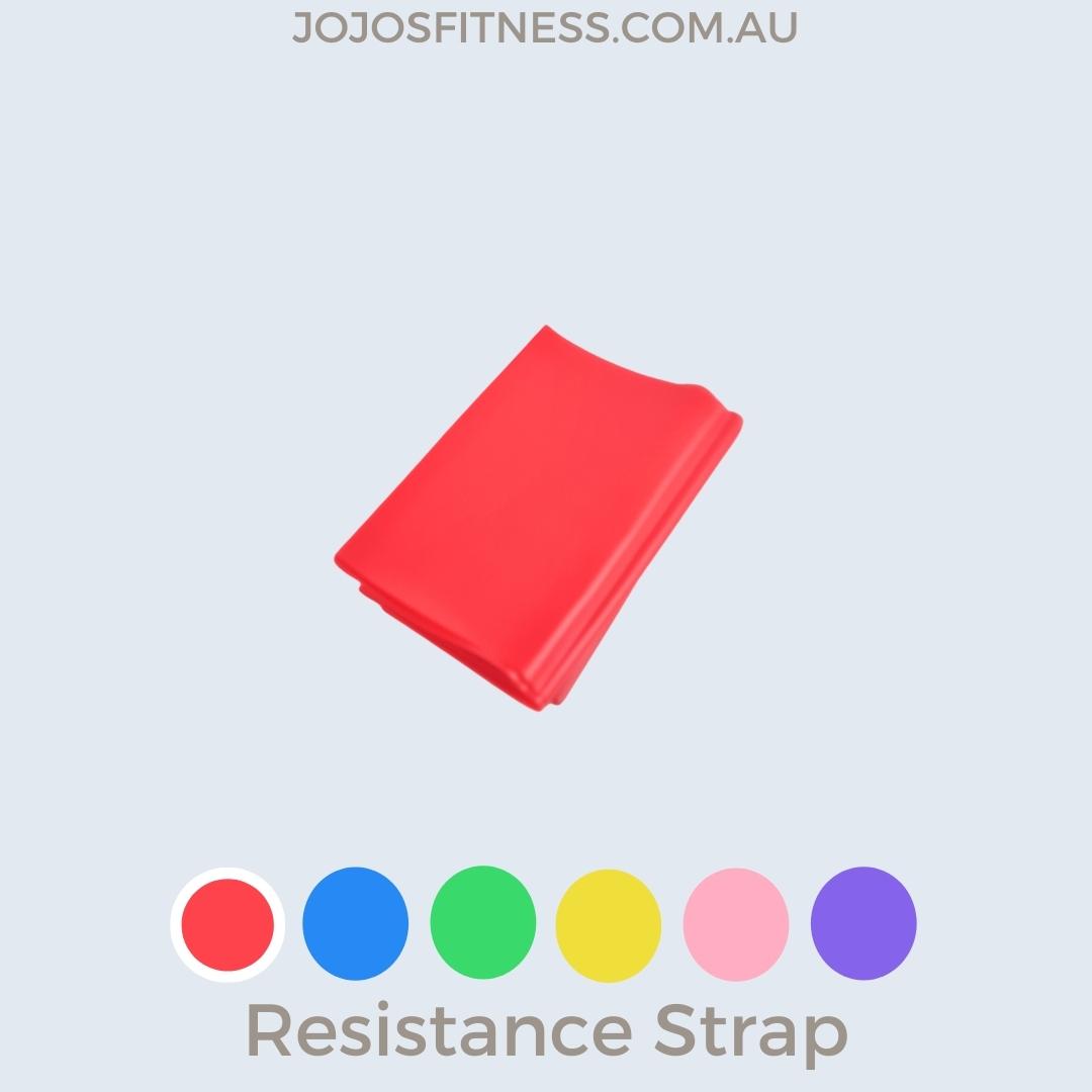 Red Resistance Straps for Intense Strength Training and Workouts - JoJo's FItness