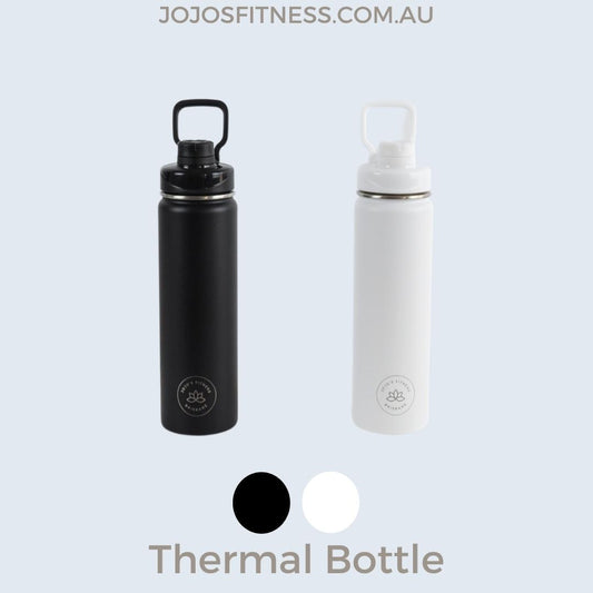 660ml Thermal Water Bottle in Sleek Stainless Steel Finish - JoJo's Fitness