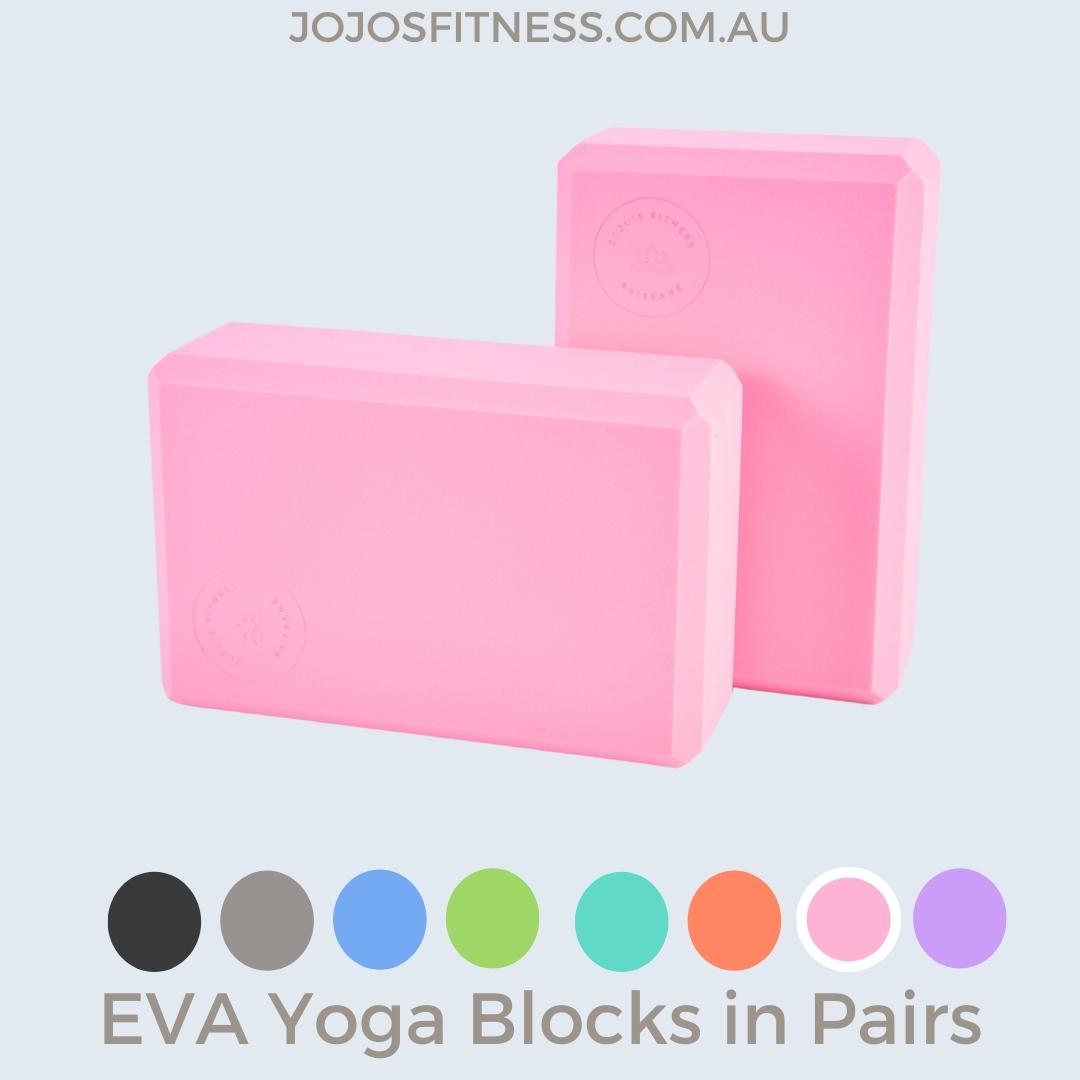 Pink Yoga Blocks - Vibrant Props for Your Yoga Practice - JoJo's FItness