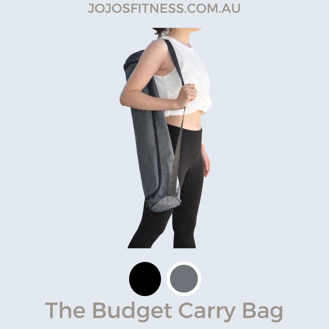 Grey Yoga Bag - Simple and Budget Mat Carrier for Your Yoga Essentials - JoJo's Fitness