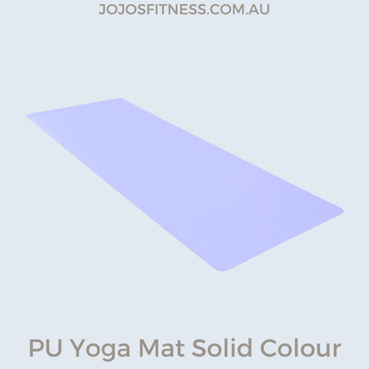 PU Yoga Mat - Durable, Non-Slip, and Comfortable Yoga Companion - JoJo's Fitness