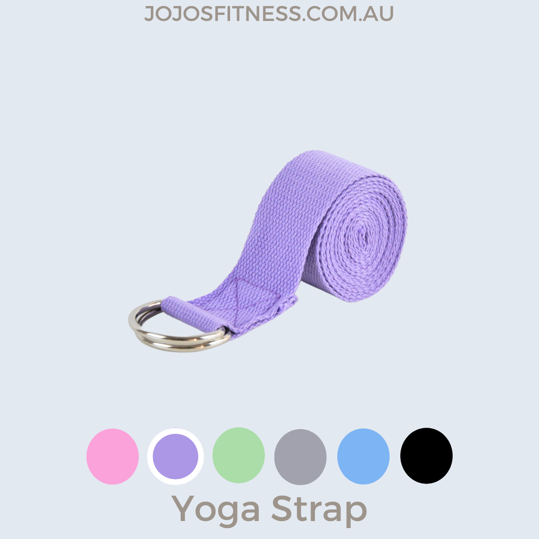 Taro Purple Yoga Straps for Enhanced Flexibility and Pose Support in Yoga Practice -JoJo's FItness